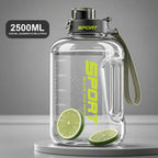 BOTELLA DE AGUA DE GRAN CAPACIDAD CON TAPA DE PAJITA
