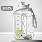 BOTELLA DE AGUA DE GRAN CAPACIDAD CON TAPA DE PAJITA